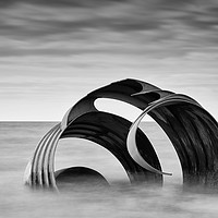 Buy canvas prints of Mary's Shell  At  Cleveleys Beach  by David Tomlinson