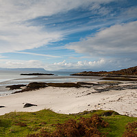 Buy canvas prints of Silver Sands of Morar - Scotland  by David Tomlinson