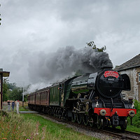 Buy canvas prints of The Flying Scotsman - East Lancashire Railway  by David Tomlinson