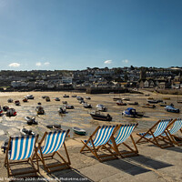 Buy canvas prints of St Ives - Cornwall  by David Tomlinson