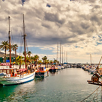 Buy canvas prints of Harbour at Cartagena by Stuart Atton