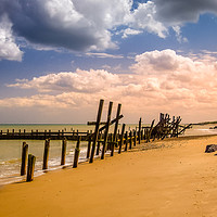 Buy canvas prints of Beach in Summer by Stuart Atton