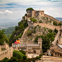 Buy canvas prints of Castles of Xativa, Spain by Stuart Atton