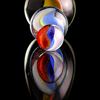 Buy canvas prints of Colourfull marbles by Tony Claes