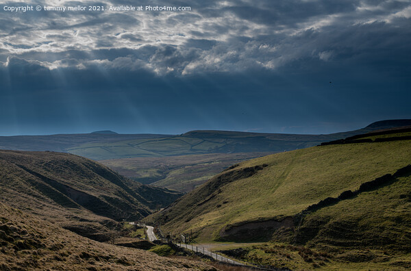 Majestic Peak District Storm Picture Board by tammy mellor