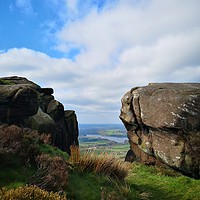 Buy canvas prints of Majestic view from rocky climb by tammy mellor