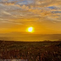 Buy canvas prints of Majestic Sunrise over Staffordshire Moorlands by tammy mellor