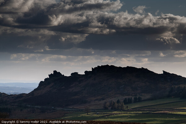 Majestic Skies Over The Roaches Picture Board by tammy mellor