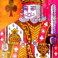 Buy canvas prints of KING OF CLUBS (2) by OTIS PORRITT