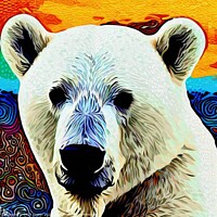 Buy canvas prints of POLAR BEAR 4 by OTIS PORRITT