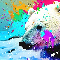 Buy canvas prints of POLAR BEAR 10 by OTIS PORRITT