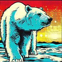 Buy canvas prints of POLAR BEAR 21 by OTIS PORRITT