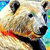 Buy canvas prints of POLAR BEAR by OTIS PORRITT