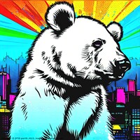 Buy canvas prints of POLAR BEAR IN THE CITY 3 by OTIS PORRITT