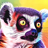 Buy canvas prints of Ring-tailed lemur 2 by OTIS PORRITT