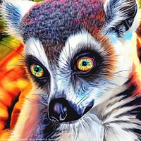 Buy canvas prints of Ring-tailed lemur 3 by OTIS PORRITT