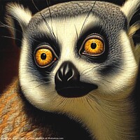 Buy canvas prints of Ring-tailed lemur 5 by OTIS PORRITT
