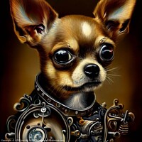 Buy canvas prints of Chihuahua (Steampunk)  by OTIS PORRITT