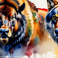 Buy canvas prints of ANIMAL SPIRITS 4 by OTIS PORRITT