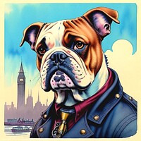 Buy canvas prints of STEAMPUNK DOG 4 by OTIS PORRITT