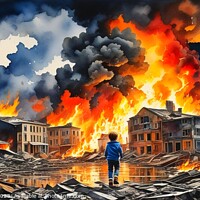 Buy canvas prints of CASUALTIES OF WAR 6 by OTIS PORRITT