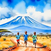 Buy canvas prints of THE SPIRIT OF AFRICA 4 by OTIS PORRITT