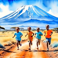 Buy canvas prints of THE SPIRIT OF AFRICA 5 by OTIS PORRITT