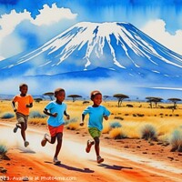 Buy canvas prints of THE SPIRIT OF AFRICA 6 by OTIS PORRITT