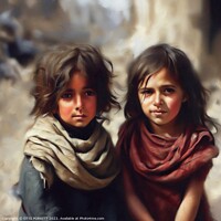 Buy canvas prints of CHILDREN OF WAR (CIVIL WAR) SYRIA 2 by OTIS PORRITT