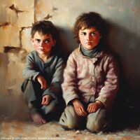 Buy canvas prints of CHILDREN OF WAR (CIVIL WAR) SYRIA 5 by OTIS PORRITT