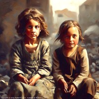 Buy canvas prints of CHILDREN OF WAR (CIVIL WAR) SYRIA 6 by OTIS PORRITT