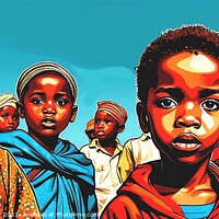 Buy canvas prints of CHILDREN OF THE AFTER 5 by OTIS PORRITT