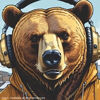 Buy canvas prints of BEANTOWN BEAR 2 by OTIS PORRITT