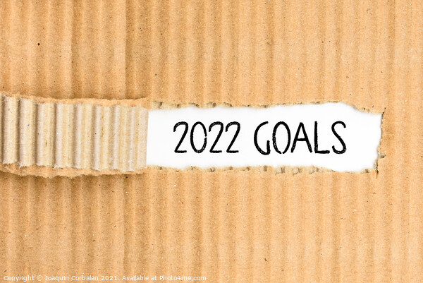 Documents with the most important Goals for 2022, written on its Picture Board by Joaquin Corbalan