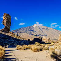 Buy canvas prints of Los Roques are volcanic rock formations in Tenerife, some near t by Joaquin Corbalan