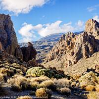 Buy canvas prints of Los Roques are volcanic rock formations in Tenerife, some near t by Joaquin Corbalan