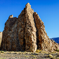 Buy canvas prints of vertical rock stone formations on a bright sky sunny day by Joaquin Corbalan