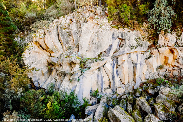 Piedra de la Rosa, curious formation of a cooled lava flow in th Picture Board by Joaquin Corbalan
