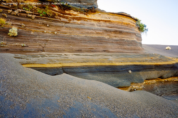 Phonolithic and basaltic geological strata result in beautiful l Picture Board by Joaquin Corbalan