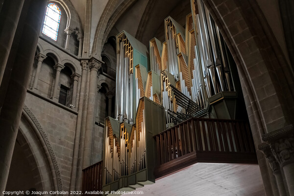 Pipe organ of Saint Peter's Cathedral in Geneva, Switzerland, su Picture Board by Joaquin Corbalan