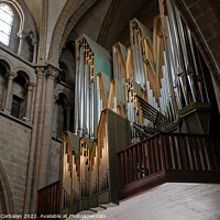 Buy canvas prints of Pipe organ of Saint Peter's Cathedral in Geneva, Switzerland, su by Joaquin Corbalan