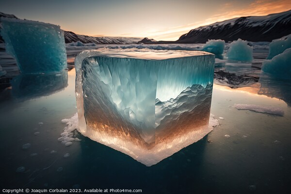 In the arctic there are mineral materials to be exploited, unkno Picture Board by Joaquin Corbalan