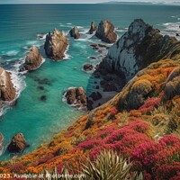 Buy canvas prints of The rugged coastline of Nugget Point in Otago, where the vast ex by Joaquin Corbalan
