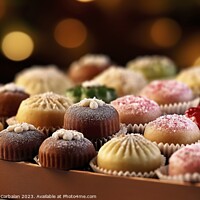 Buy canvas prints of Delicious traditional handmade Christmas sweets, for sale at a m by Joaquin Corbalan