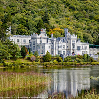 Buy canvas prints of Kylemore Abbey, reflected in the lake, Ireland. by Joaquin Corbalan