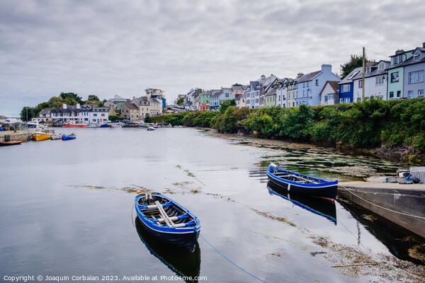 The pretty and quiet fishing port of Roundstone on the Irish west coast. Picture Board by Joaquin Corbalan
