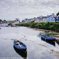 Buy canvas prints of The pretty and quiet fishing port of Roundstone on the Irish west coast. by Joaquin Corbalan