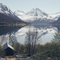 Buy canvas prints of Norwegian landscapes with snow and trees by Joaquin Corbalan