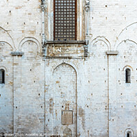 Buy canvas prints of Stone walls of the medieval cathedral of San Nicolas di Bari. by Joaquin Corbalan