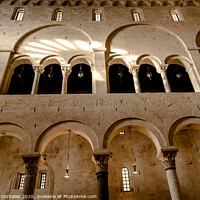 Buy canvas prints of Interior of the main nave of the Cathedral Basilica of San Sabino in Bari. by Joaquin Corbalan